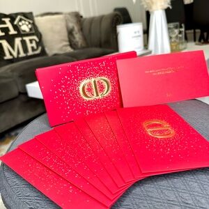 DIOR LUNAR Red Envelopes with Gold Accents